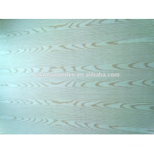 EV recon ingeniería de madera de roble blanco chapa de fantasía para la decoración